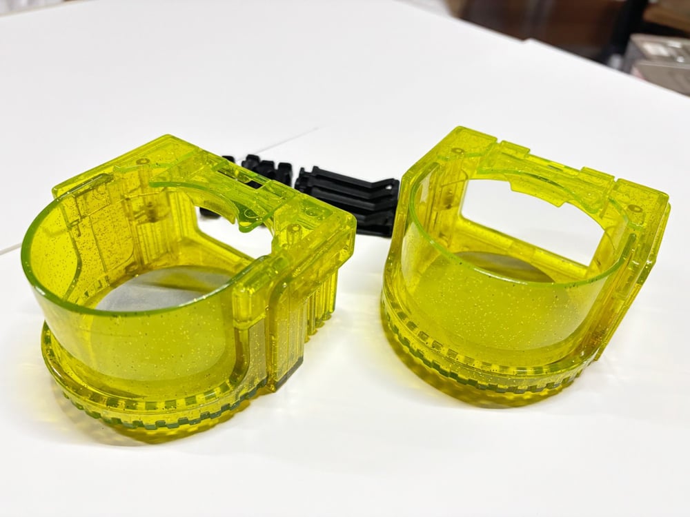 YELLOW CUP HOLDERS