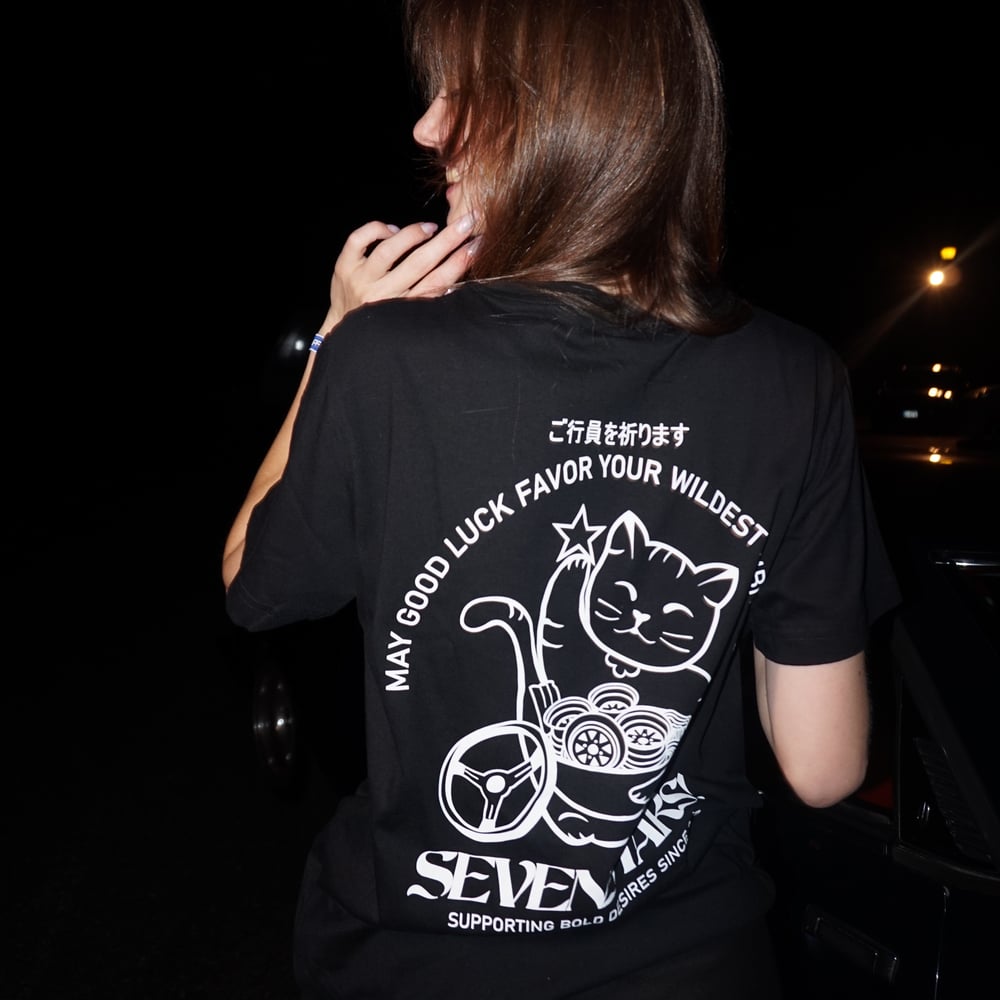 ART OF STYLE GOOD LUCK T-SHIRT BLACK