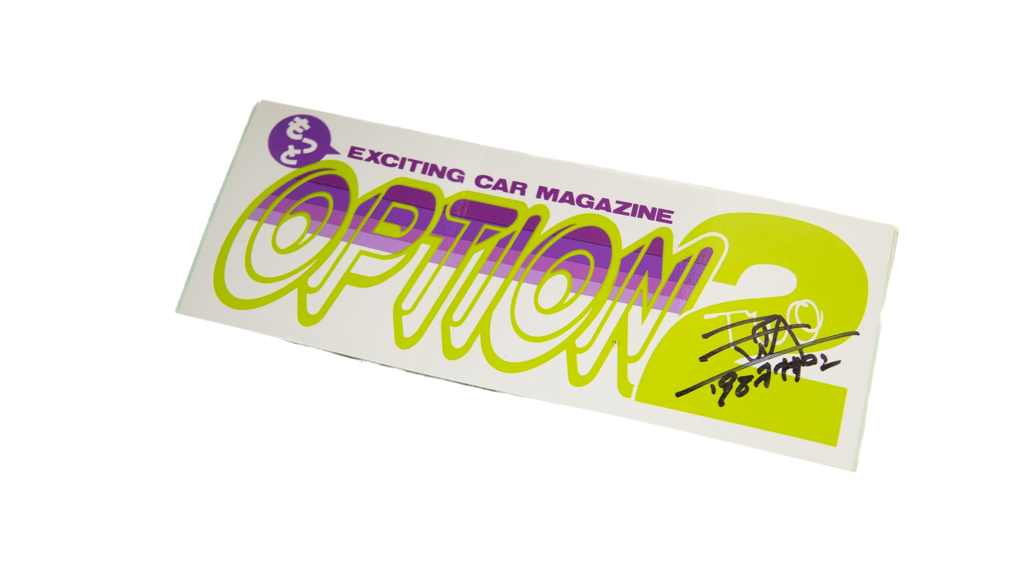 OPTION MAGAZINE STICKERS