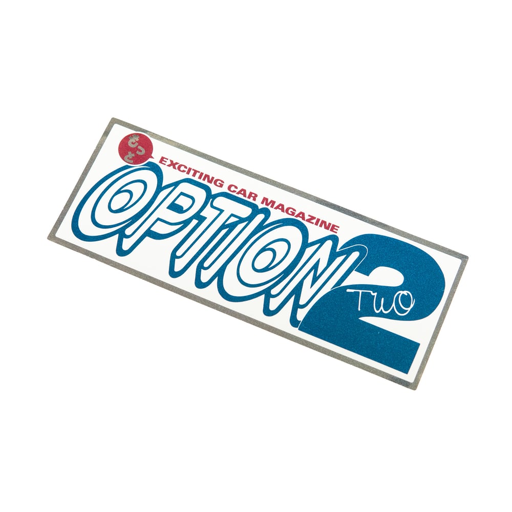 Option2 original sticker!