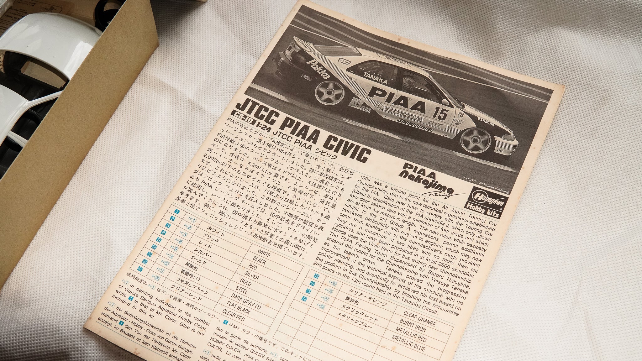 HAGESAWA CIVIC FERIO EG9 1/24 PIAA