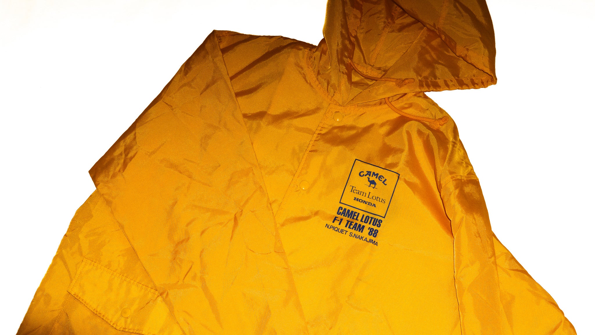 RARE CAMEL TEAM LOTUS 1988 NAKAJIMA COAT