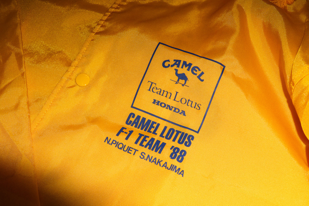 RARE CAMEL TEAM LOTUS 1988 NAKAJIMA COAT