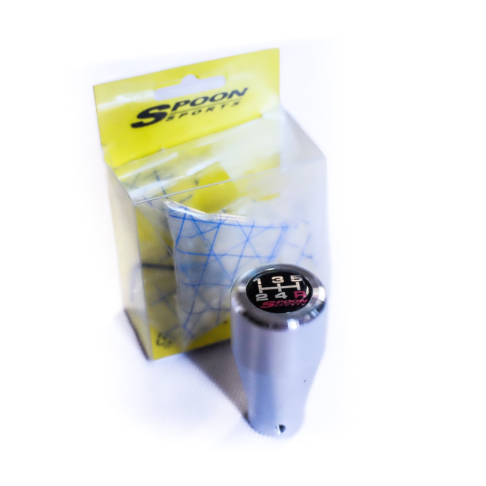 SPOON SPORTS SHIFT KNOB BLACK/SILVER