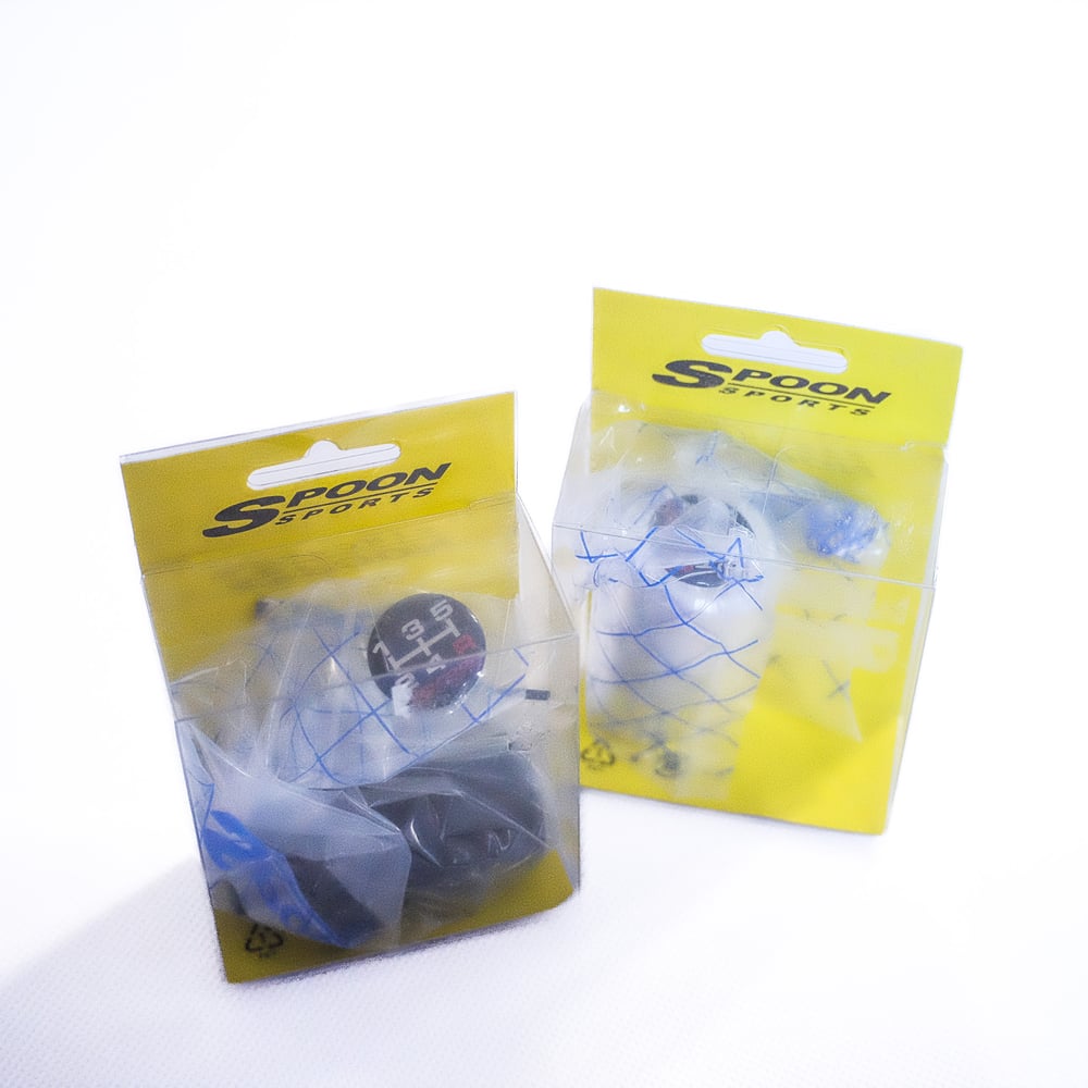 SPOON SPORTS SHIFT KNOB BLACK/SILVER