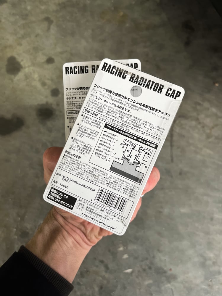 BLITZ RACING RADIATOR CAP TYPE 1